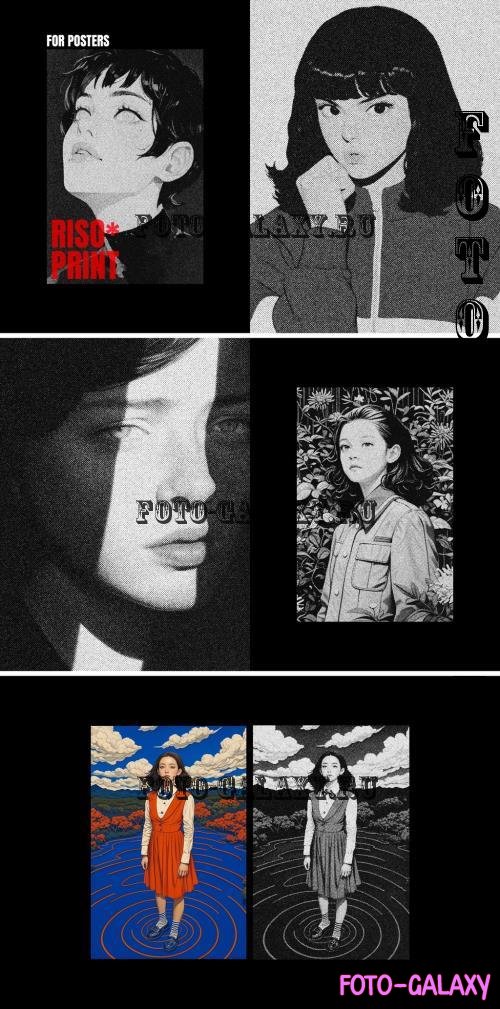 Vintage Riso Poster Photo Effect - 290963904 - BGGC2BS