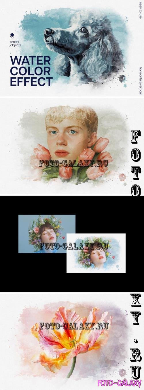 Watercolor Art Photo Effect - 291218970 - R455R7B