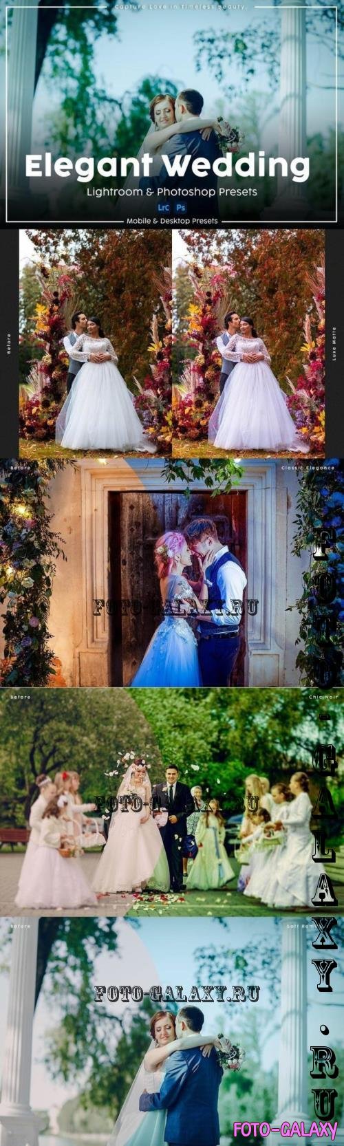 Elegant Wedding Lightroom and Photoshop Presets - JUVS3EF