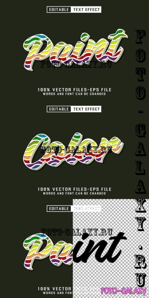 Paint 3d Text - Editable Text Effect -  GVERZYU