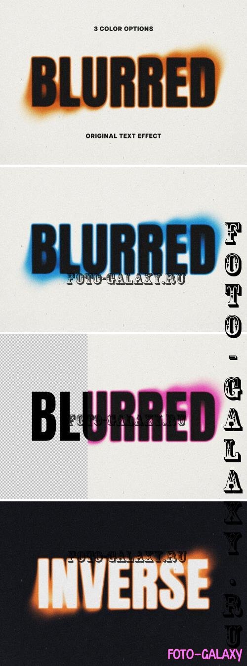 Blurred Color Text Effect - 291289256 - FMBJ4QA