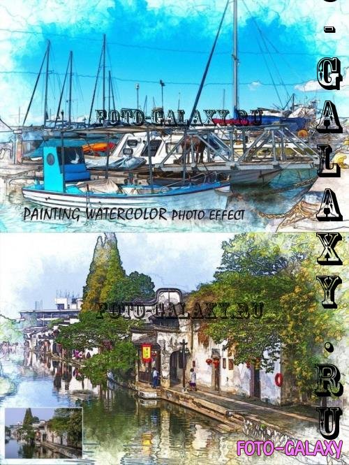 Painting Watercolor Photo Effect - 291304645 - GGRMML5