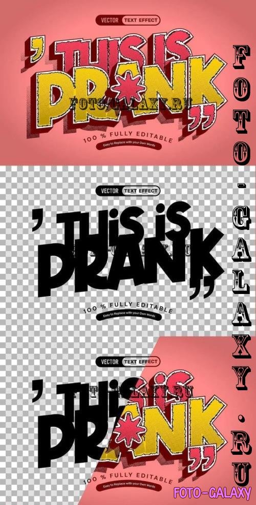Prank Comic Dual Text Effect - ZU475TK