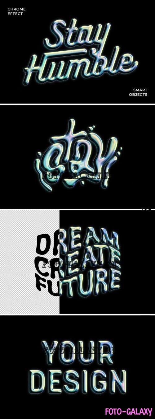 Chrome Text & Logo Template