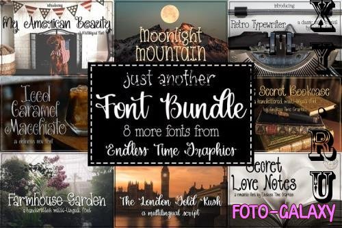 Just Another Font Bundle - A Bundle of 6 Multilingual Fonts