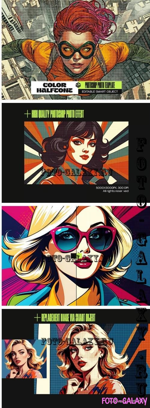 Color Halftone Photo Effect - 291240555 - 7LD7UJ7