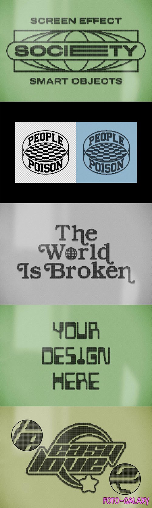 LCD Screen Text & Logo Effect for Photoshop