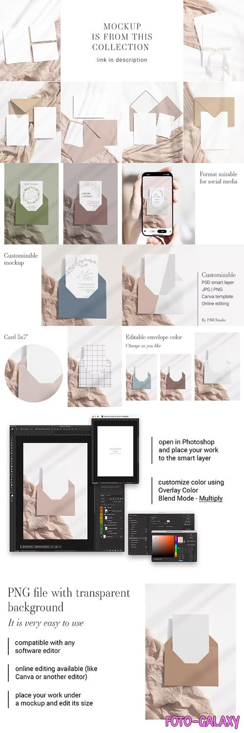 Customizable Card PSD Mockup Templates