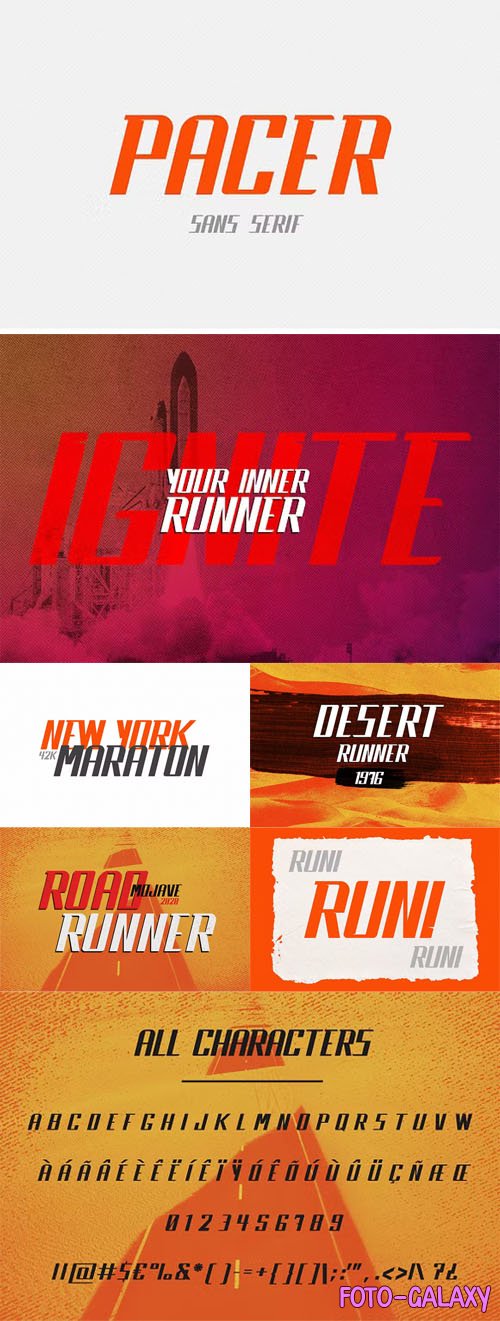 Pacer - Sports Sans Serif Font
