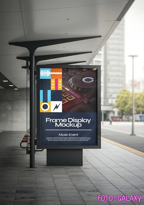 Events Poster PSD Mockup Template
