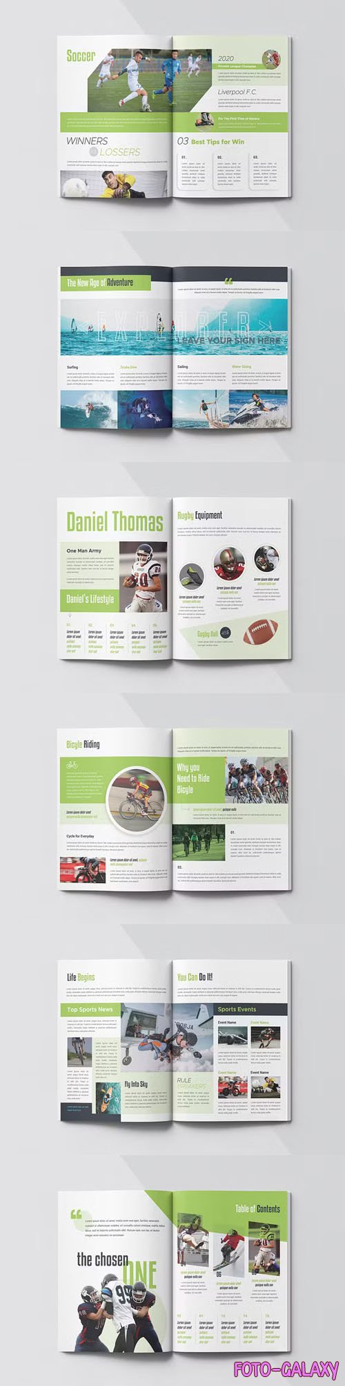 Sports Magazine - PSD Templates