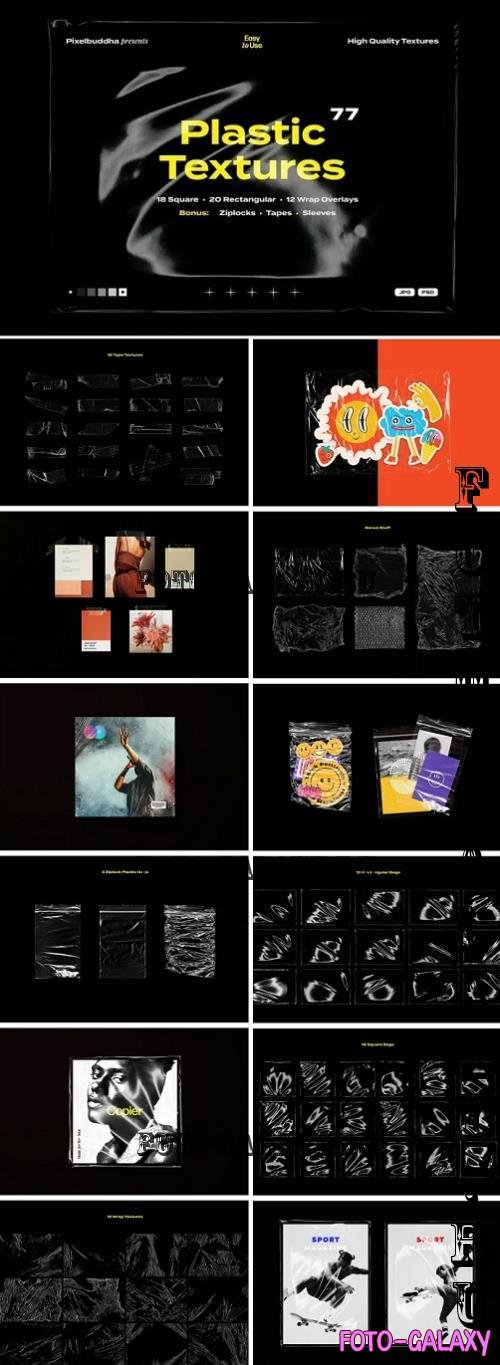 Plastic Textures Collection - 7218833 - MS63Q9G