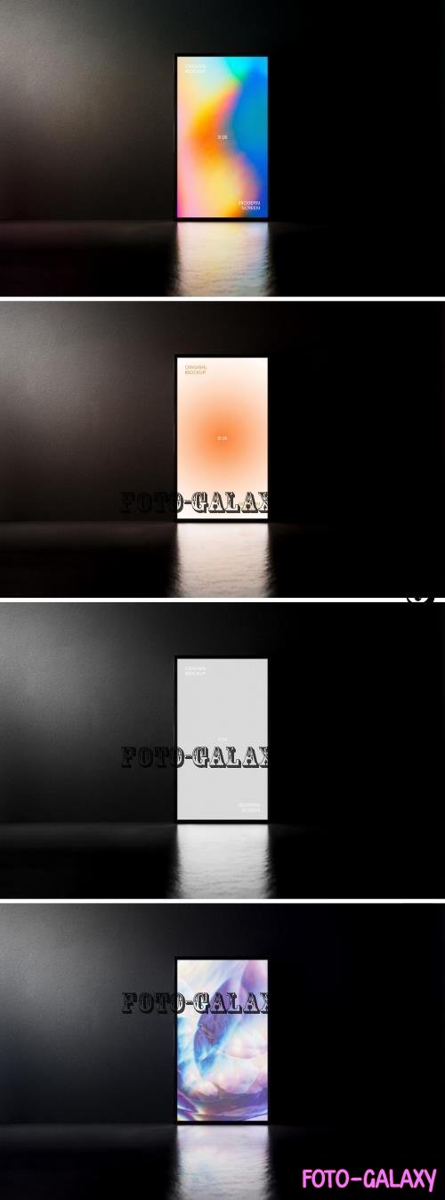 Glowing Screen Mockup - 291391016
