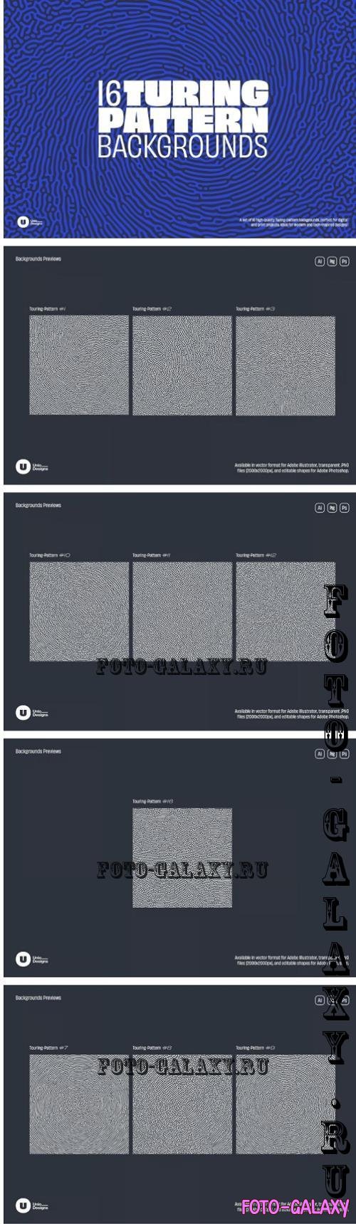 Turing Patterns - 16 Backgrounds - 291068380 - FACVHZL