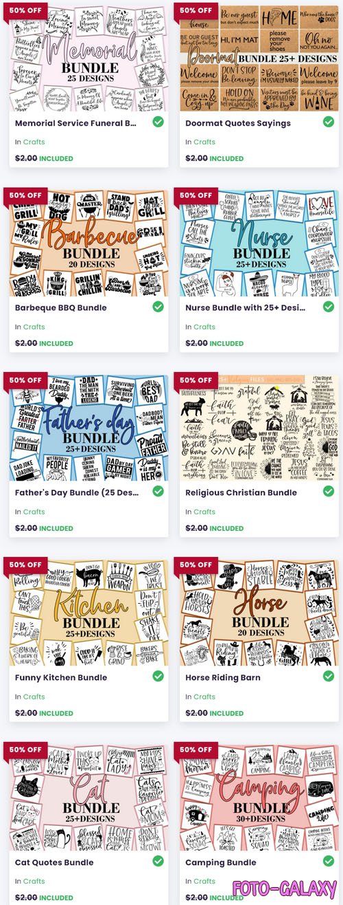 Mega Craft Bundle - 23 Premium Fonts & 20 Premium Graphics
