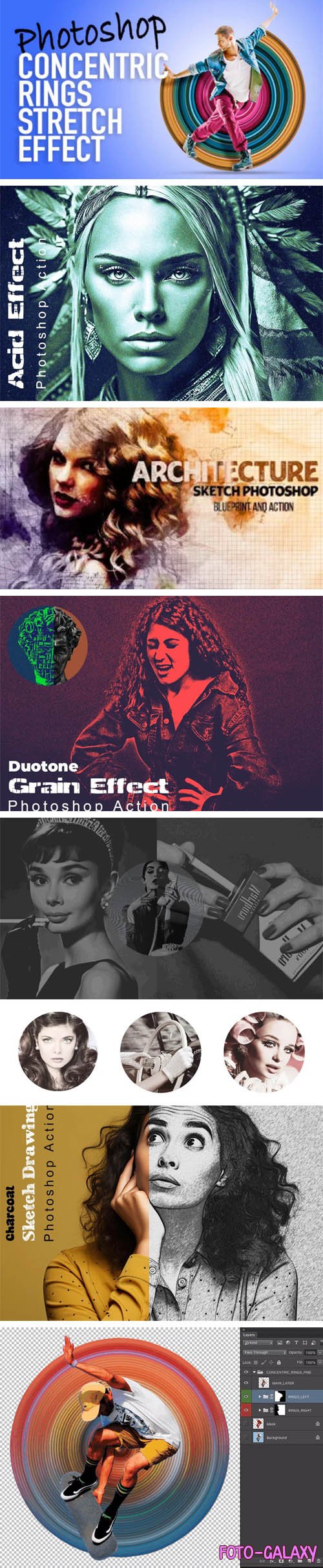 Modern Awesome Actions & Photo Effects for Photoshop [2025]