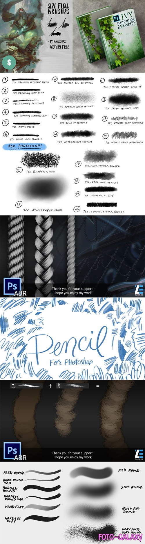 Modern Awesome Brushes Pack for Photoshop [2025]