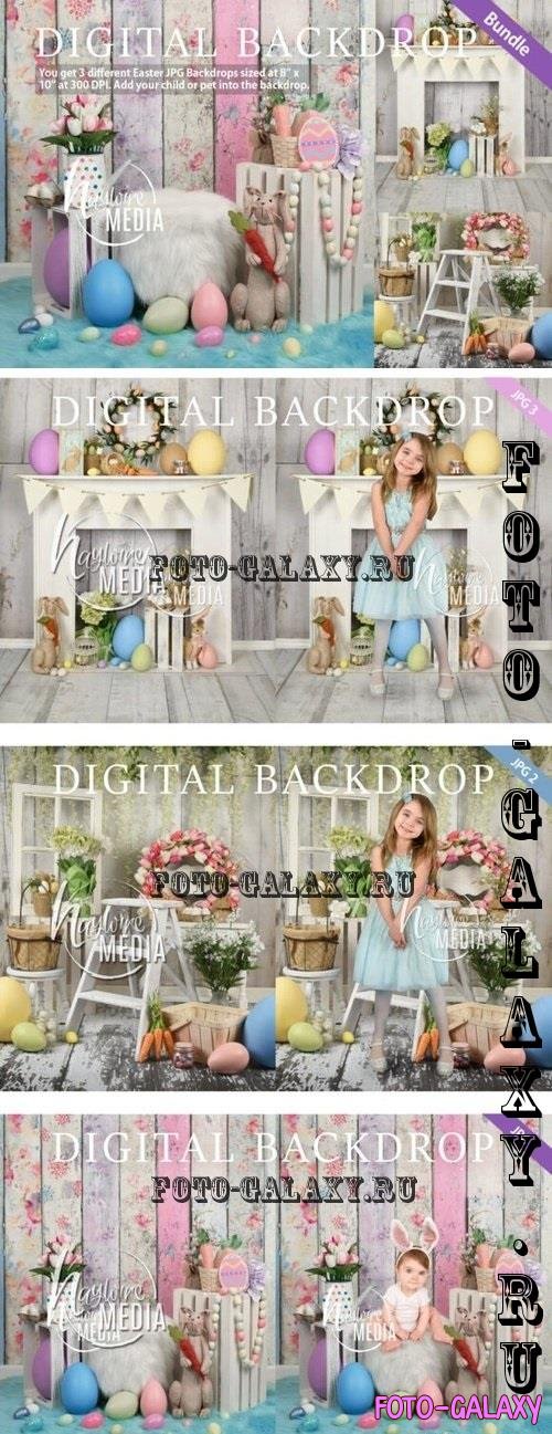 Easter Studio Backdrop Bundle Set