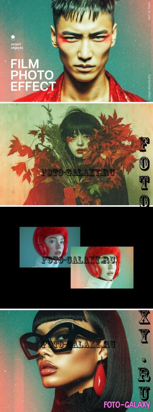 Speckled Film Burn Photo Effect - 291397594