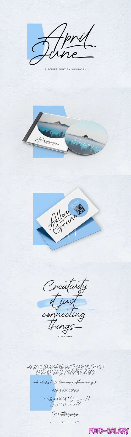 April June - Script Typeface