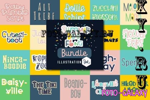 Summer Days Font Bundle - 2690400