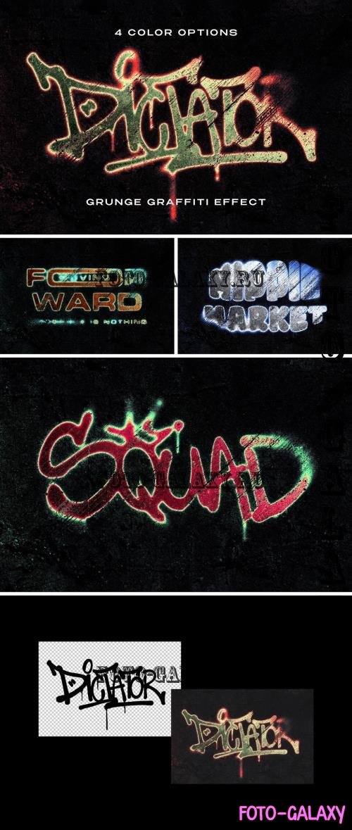 Grunge Wall Graffiti Effect - 291428362 - ZRZ4USB