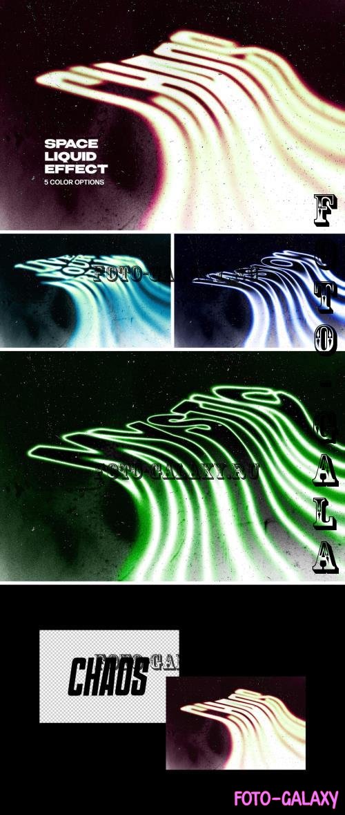 Space Liquid Text Effect - 291433512 - BKW74XN