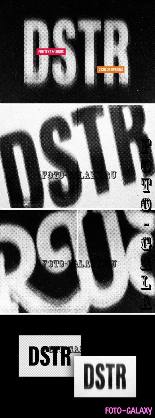 Distortion Text & Graphic Effect - 291451858 - 4VE8N78