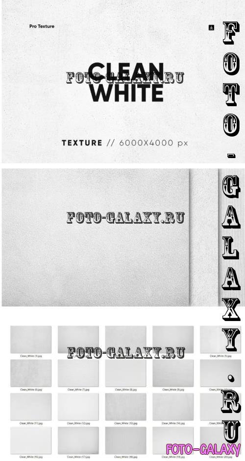 20 Clean White Texture - HHEUQNP