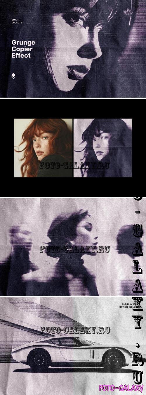 Grunge Copier Template Effect - 291375637 - KX6H6CU