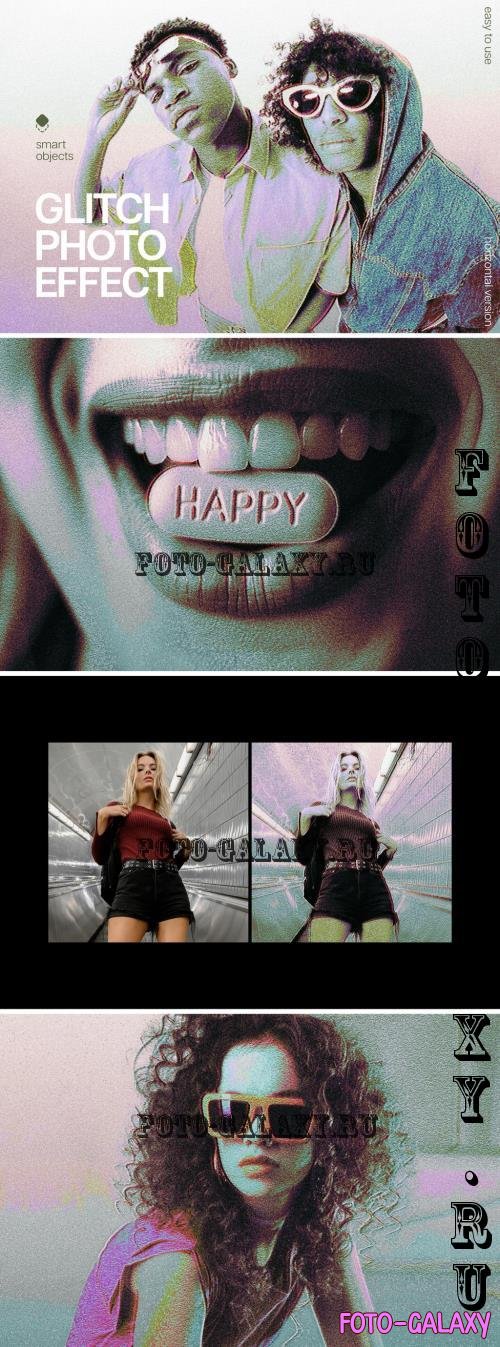 Old VHS Glitch Photo Effect - 291388939 - R2563JY