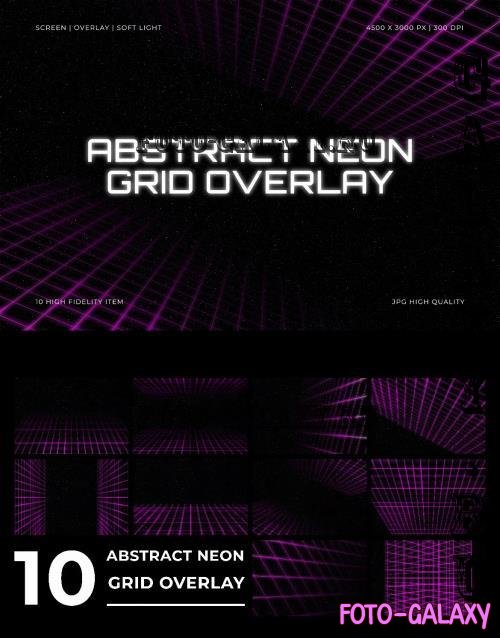 Abstract Neon Grid Background - 291458842 - TUWR3JL