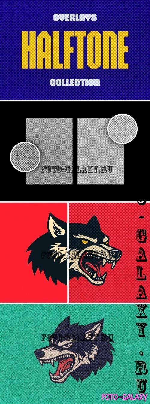 Halftone Paper Overlays Collection - 291459122 - 2C9P9PJ