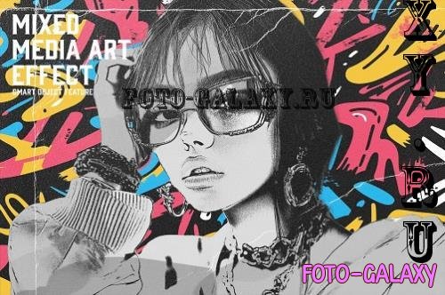 Mixed Media Art Effect - 43XH2D4