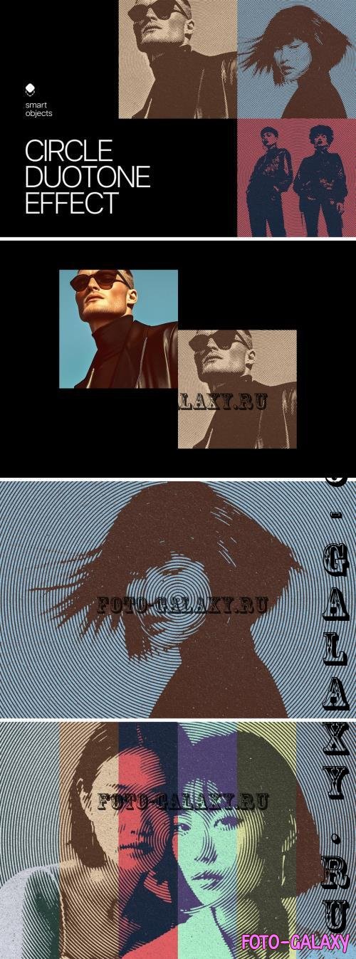 Circle Duotone Effect - 291413212 - QG3X2FB