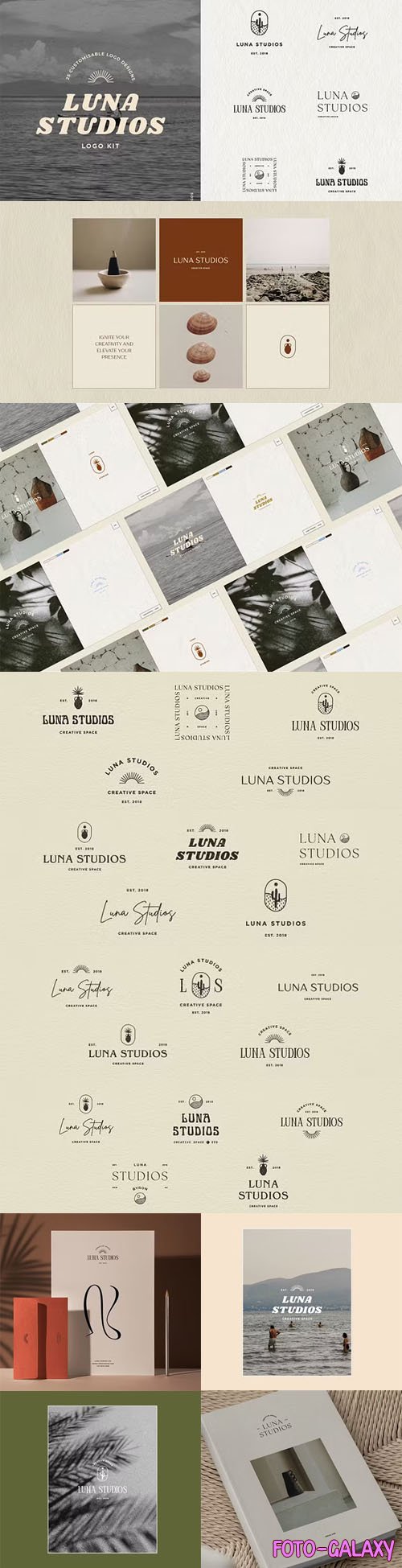 Luna Logo Kit - Vector Design Templates