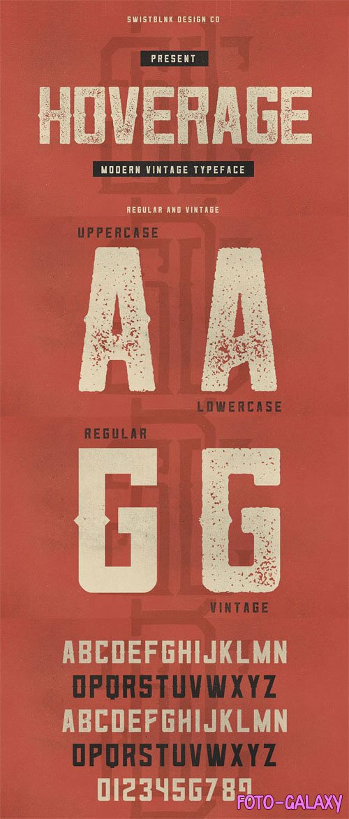 Hoverage - Modern Vintage Font Family