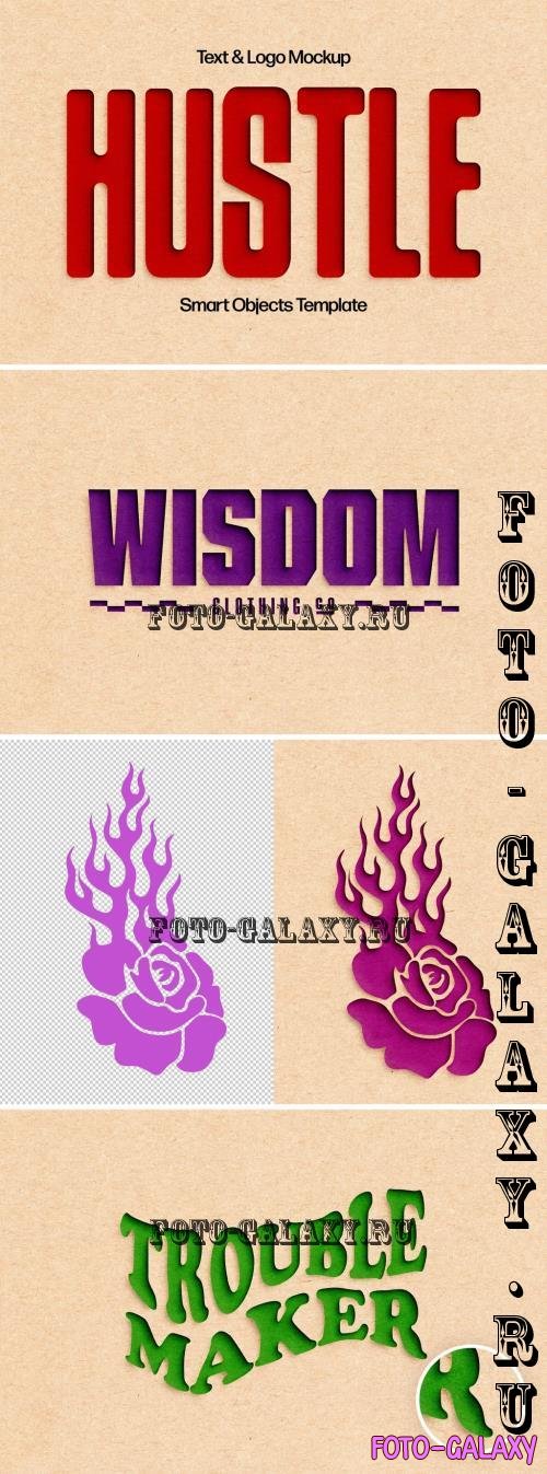Kraft Paper Cutout Text Template - 291336161 - MCUCSFX