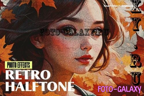Retro Halftone Photo Effect - 291465814 - ASU39X3