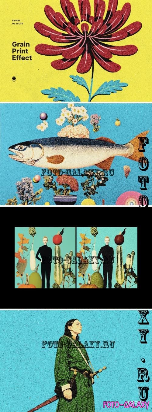 Grain Print Effect - 291466842 - KWHVASF