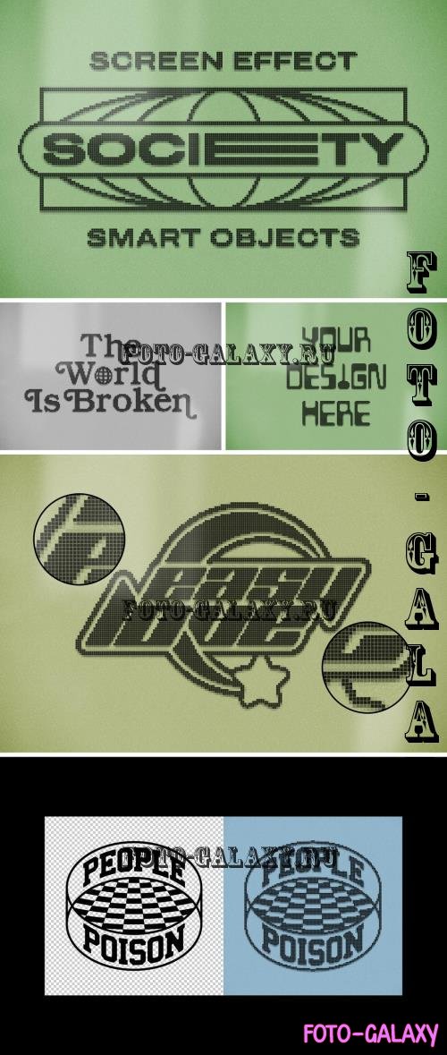 LCD Text & Logo Effect - 291293749 - T66UECK