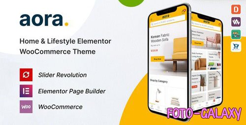 Aora v1.3.9 - Home & Lifestyle Elementor - WooCommerce Theme