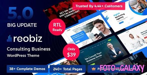 Reobiz v5.2.6 - Consulting Business WordPress Theme