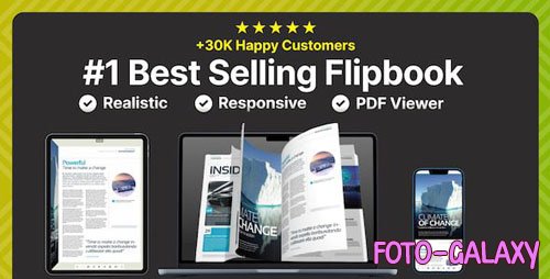 Real 3D FlipBook PDF Viewer v4.10 - WordPress Plugin