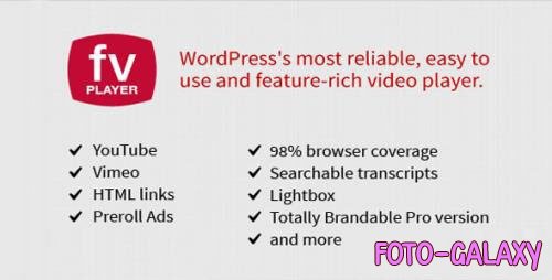 FV Player Pro v8.0.18 - WordPress Video Player Plugin