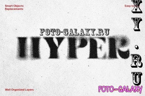 Halftone Grunge Text Effect - 291480114 - MLWMTZP