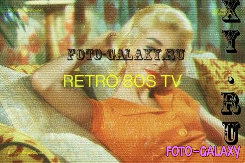 Retro 80s TV Photo Effect - 291490569 - GD7ZXFB