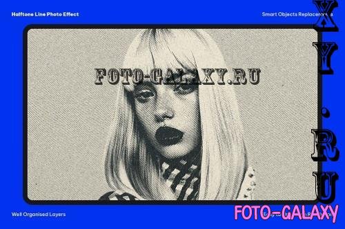 Halftone Line Photo Effect - 291490631 - GAXQA22