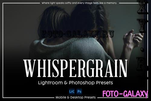 Whicspergrain Lightroom and Photoshop Presets - TBE79KJ