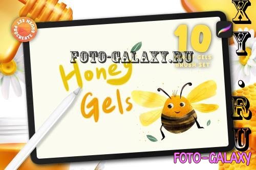 10 Honey Gels Procreate Brush Set - CLXTH2E